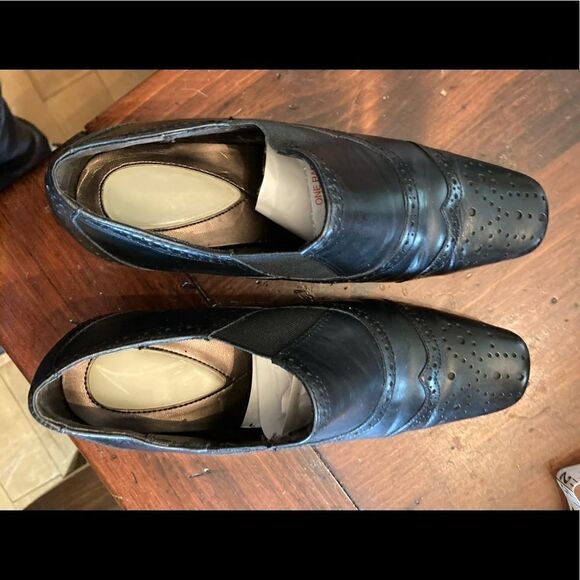 Liz Claiborne Black Yankee FLEX Booties Heeled Shoes - Picture 10 of 12